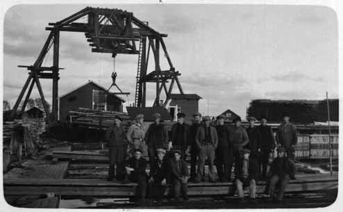 Bock-kranen Hörnefors Sulfitfabrik
